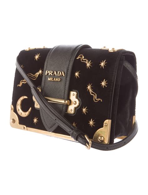 prada astrology bag velvet|Prada cahier bag.